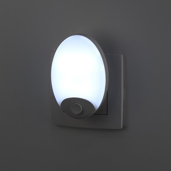 Светильник-ночник светодиодный ЭРА NN-623-SW-W с выключателем белый