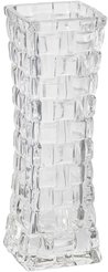 Ваза Геометрия стекло прозрачный 17,5см