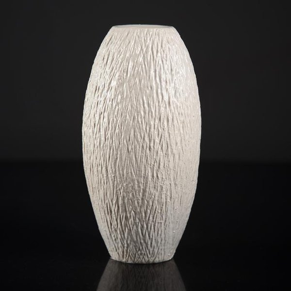 Ваза керамическая,коллекция Евро дерево,22см,белая,2884099