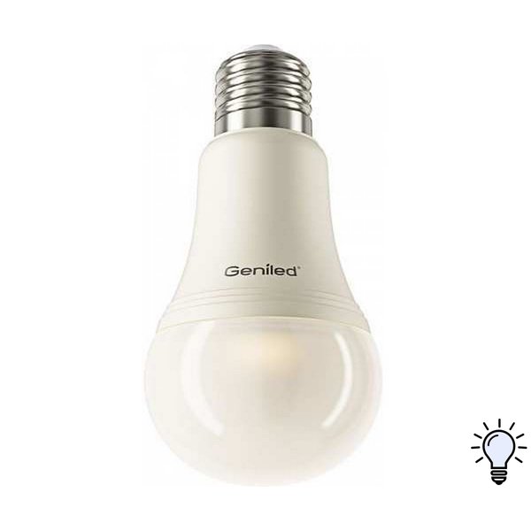 Лампа светодиодная Geniled 12Вт Е27 груша 4200К свет нейтральный белый