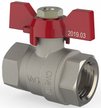 Кран латунный шаровый V&G 1/2" внутренняя-внутренняя резьба, ручка бабочка