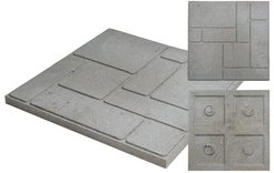 Плитка полимерпесчаная дачная 330х330х15мм серая