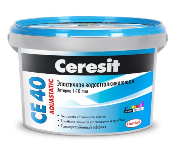 Коллекция Затирки Ceresit Aquastatic 2 кг
