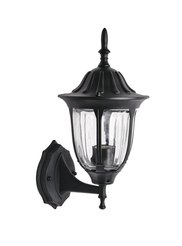 Светильник уличный настенный ЭРА GBW-105-BL-0380 Галатея 230В, Е27, max 60Вт, IP54, алюминий, чёрный, вверх, 3