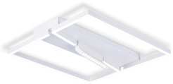 Люстра светодиодная 85W Ambrella light FL51465/1+1 WH белый 3000K-6400K+4200K 60х60х11см (ПДУ РАДИО 2.4G)