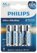 Батарейка алкалиновая Philips Ultra АА/LR6 4шт