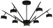 Люстра ATENA 7хGX53 R-750x350-BLACK/CHROME-220-IP20