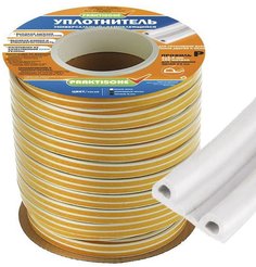 Уплотнитель самоклеящийся PRAKTISCHE HOME 9х5,5мм Р-100м белый