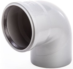 Отвод для внутренней канализации Lammin d110мм/87°