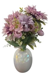 Композиция из искусственных цветов Георгины и Хризантемы 44см