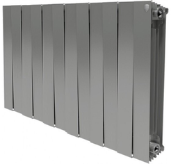 Радиатор биметаллический Royal Thermo Piano Forte Silver Satin 500 12 секций