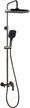 Система душевая TOKITO RAIN 1022GM вороненая сталь