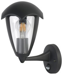 Светильник настенный уличный с датчиком движения UUL-S81A 60W/E27 SENSOR IP54 BLACK