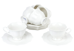 Набор чайный Nouvelle Home Belle на 6 персон 12 предметов 160мл фарфор