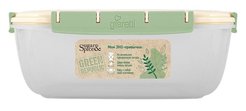 Контейнер д/хранения продуктов Sugar&Spice Green Republic 1,8л 24х17,5х9см лён ПП, силикон