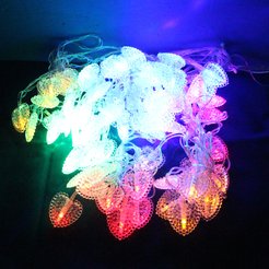 Электрогирлянда занавес-сердечки внутренняя 1,5х1,5м 64LED SYCL-1527