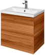 Тумба подвесная Gem 60см,2 ящика push-to-open,цвет:орех M90FHX06022NF