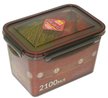 Контейнер д/СВЧ Violet 2,1л 20х14х12,5см дымчатый ПП