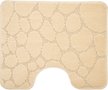 Коврик для туалета 60х50см Stone natural полипропилен
