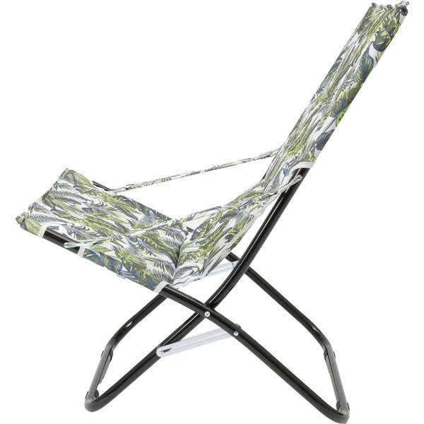 Кресло складное Weekemp Джангл 60х83см h90см, металл/ткань Oxford 600D, рисунок: листья, OC00002