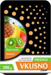 Ароматизатор под сиденье Freshco VKUSNO Тутти-фрутти