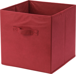 Короб д/хранения Qually 31х31х31см бордовый