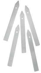 Таблички садовые для рассады растений МегаСад 15,5x1,6см 25шт +1 ручка