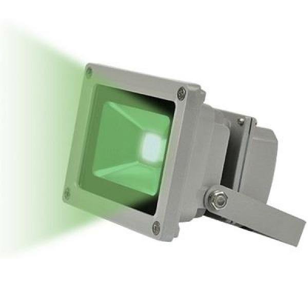 Прожектор светодиод.ULF-S01-10W зелен IP65