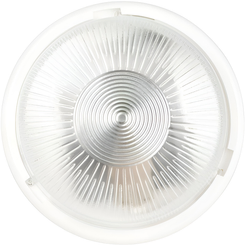 Светильник ЭРА НБО 05-100-001 с ободком Рондо пластик/стекло IP44 E27 max 100Вт круг белый