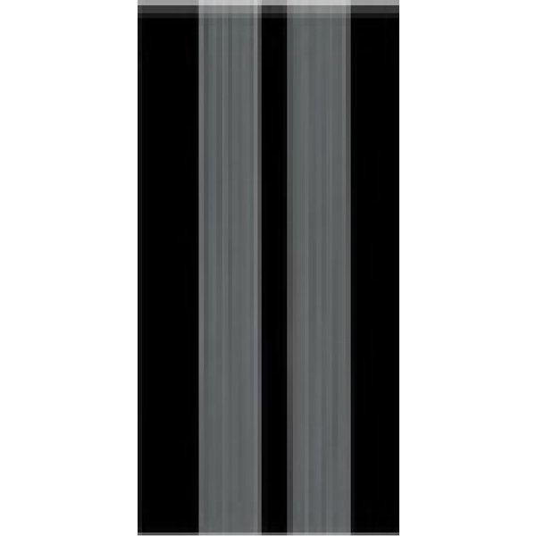 Профиль ПВХ антискользящий самоклеющийся 40х910мм чёрно-серый