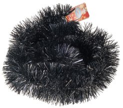 Мишура 6 слоёв 9х200см, черный, SYDC23-185