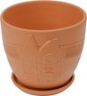 Горшок керамический Голландия d22см h22,5см v5л, высокий овал, терракот