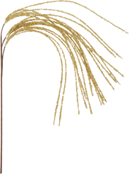 Ветка декоративная 95см золото 23315