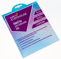 Пакет д/запекания EUROHOUSE LUX XXL 35х43см 12мкм 5шт ПЭТ