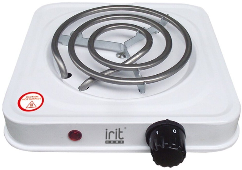  электрическая 1-конфорочная спиральная Irit IR-8005 1000Вт .