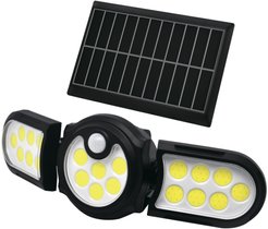 Прожектор светодиодный duwi Solar на солнечной батарее 28Вт 6500К 910Лм IP65 (3 режима, с датчиком движения)