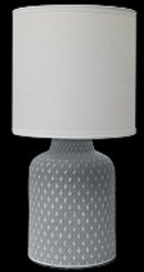 Светильник настольный ARTSTYLE HT-517GYW E14 серый/белый, керам./ткань 
