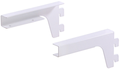 Кронштейн для полок ЛДСП Larvij 15см белый 2шт