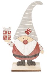 Украшение из дерева Дед Мороз 15х9х5см SYMZPA-442135