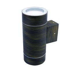 Светильник уличный накладной под лампу  GX53х2 UUL-S92A 2х50ВТ GX53 IP65 BRONZE бронза