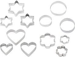 Набор форм д/выпечки Mallony Torta фигуры 12шт нерж.сталь