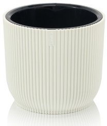 Кашпо пластиковое Linea d21,3см h18,6см v4,6л серо-голубой