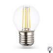 Лампа светодиодная Filament 451524 LED G45 15W E27 Шар 4000K 220-240V