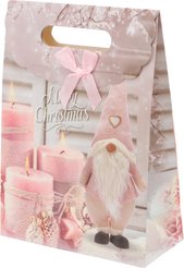 Пакет бумажный новогодний Нежность 19,5х27х8,6см бумага 210г SYLPDB-4325006