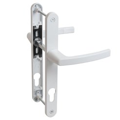 Ручка на планке Булат РФ 85.25.02.9016 Урал с пружиной белая