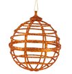 Украшение шар 10,5см оранжевый SYLKGJB-4821285 Украшение шар 10,5см оранжевый SYLKGJB-4821285