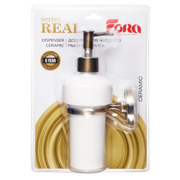 Дозатор для жидкого мыла REAL FORA FOR-RE021