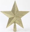 Верхушка елочная Звезда 27х28см золото/глиттер SYSDX-3525038