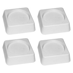 Подставки антивибрационные для стиральных машин и холодильников 6х6см h2см квадрат белые