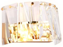 Светильник настенный с хрусталем TR5176 GD/CL золото/прозрачный E14 max 40W 275x165x155